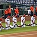 See MLB Players Kneel For Racial Justice on Opening Day