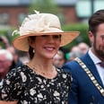 Princess Mary Found an Easy Yet Elegant Styling Hack For Dealing With Rainy Weather