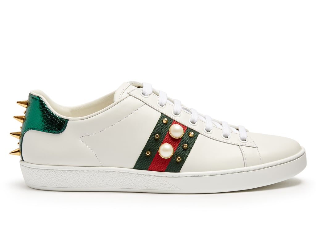 These Gucci sneakers ($650) are the current street style MVP's, having been spotted all over Fashion Month.