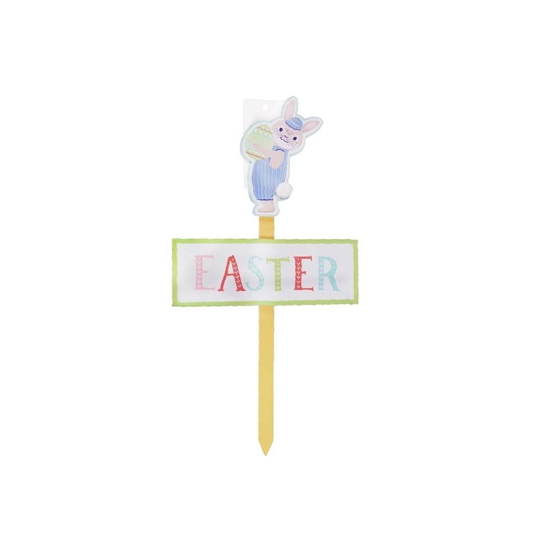 Wooden Bunny Easter Sign