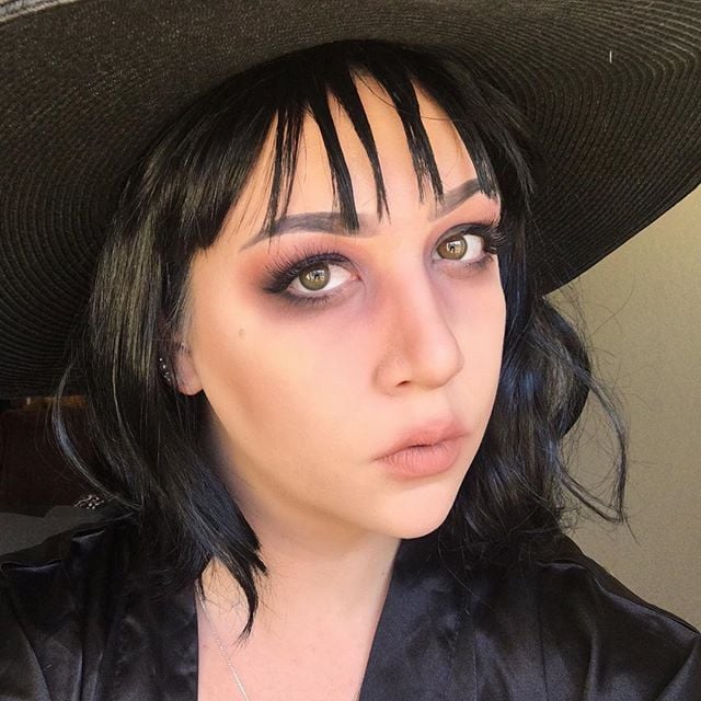 Beetlejuice Lydia Deetz Makeup Popsugar Beauty