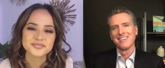 Becky G and Governor Newsom Talk About Voting | Video