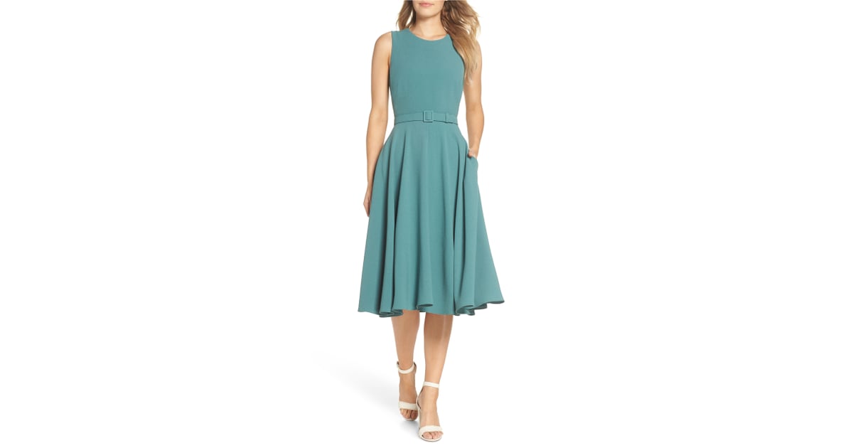 Gal Meets Glam Collection Kaye Belted Fit & Flare Dress | Dresses With ...