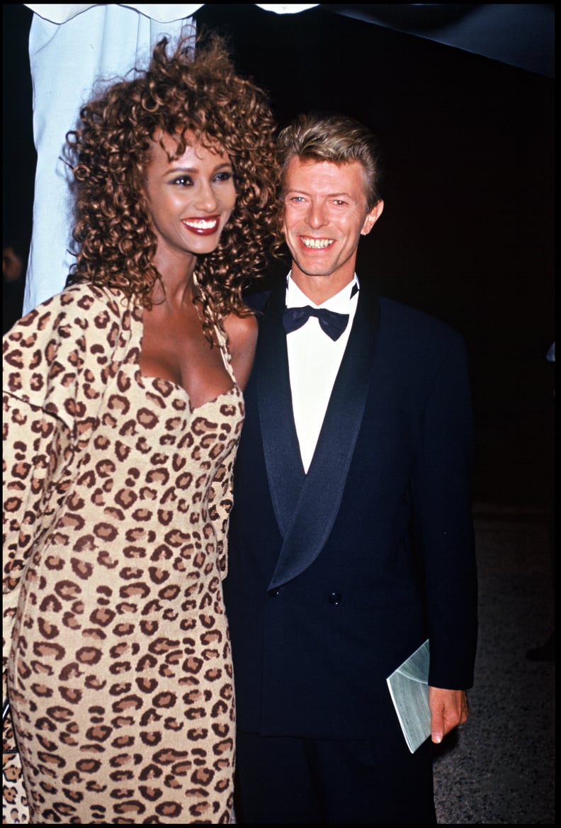 Iman and David Bowie in 1991