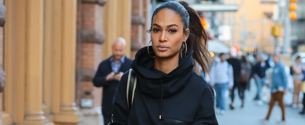 Joan Smalls's P.E Nation Sweatshirt Street Style Oct. 2016
