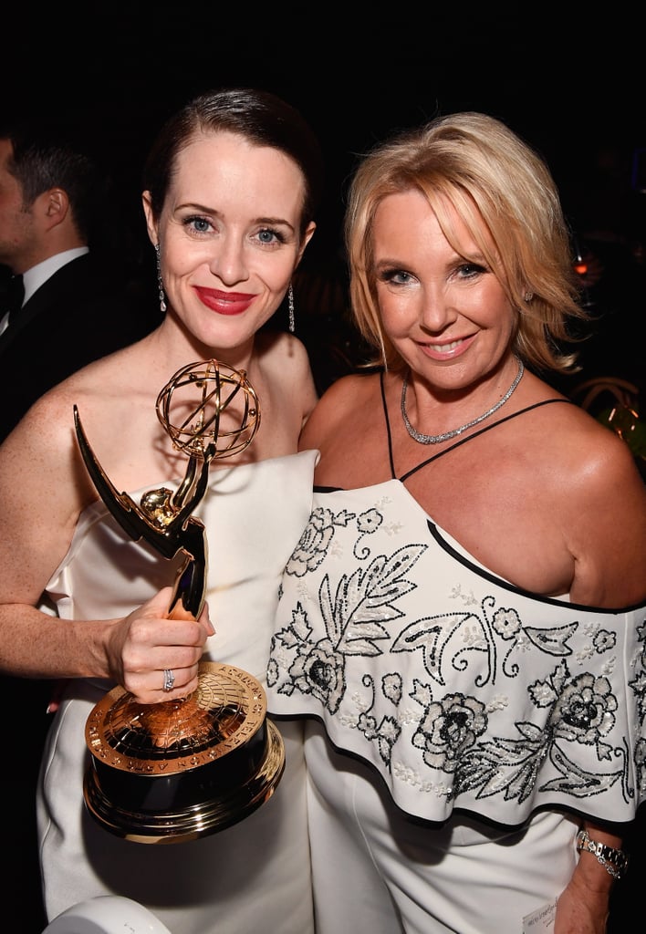 Pictured: Claire Foy and Lynne Smith