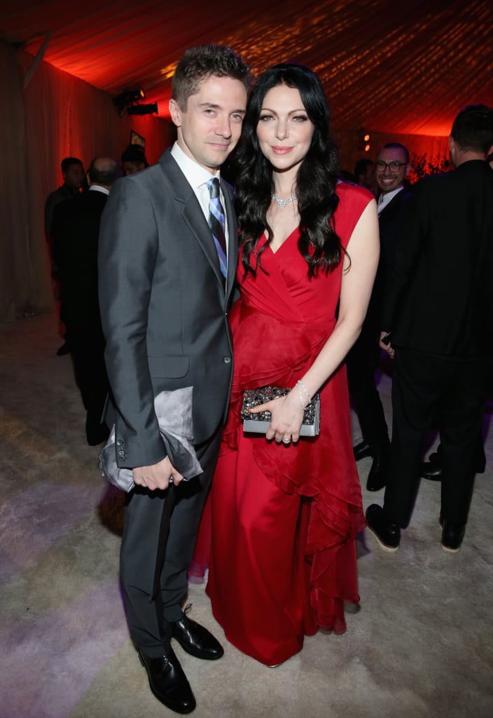 Laura Prepon and Topher Grace reunited at the Art of Elysium Gala.
