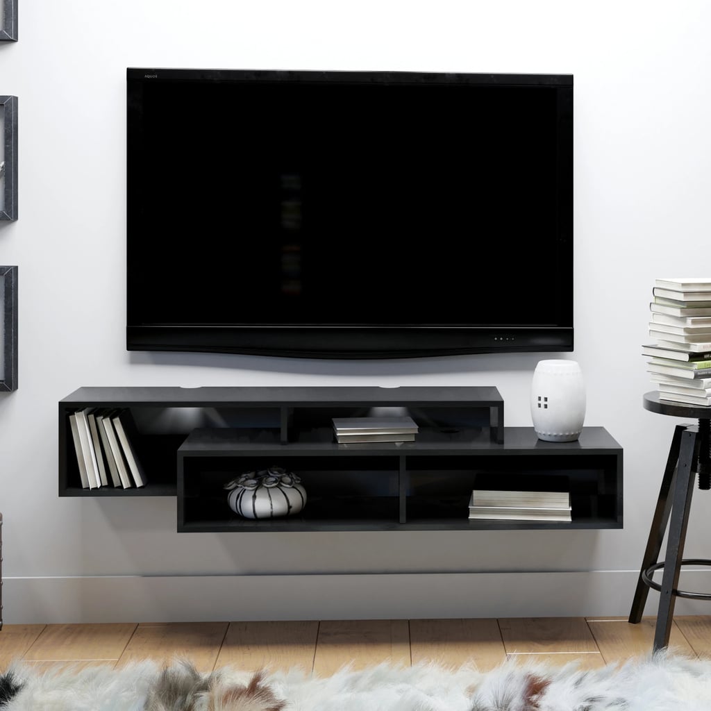 Floating TV Stand With Open Shelving: Mercury Row Gilford Floating TV Stand