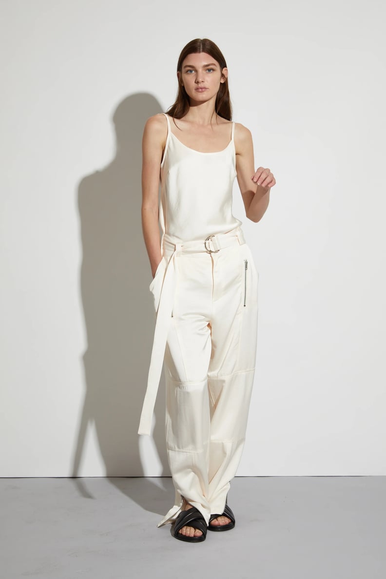 Saint Art Courtney Mid Rise Charmeuse Pant