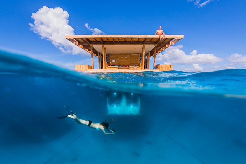 Underwater Hotel Room