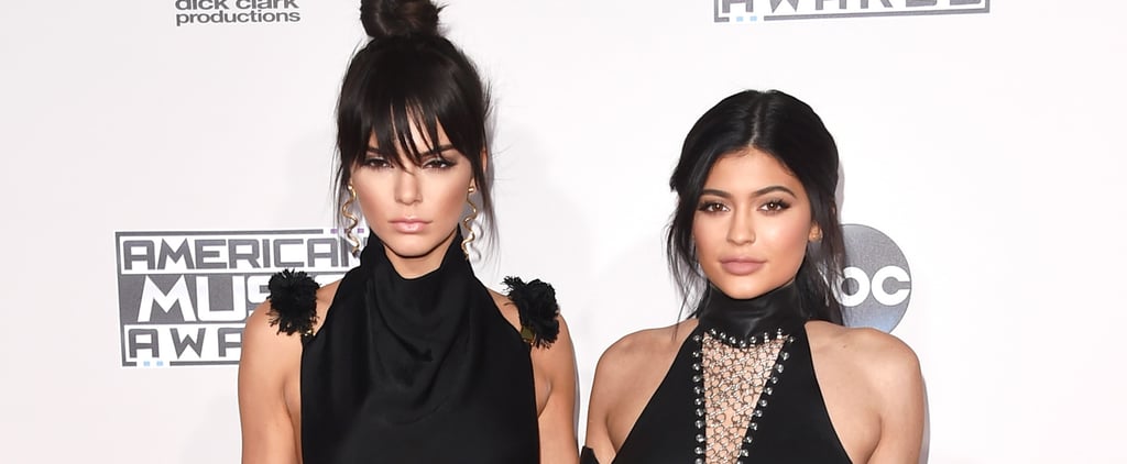 Kendall and Kylie Jenner at American Music Awards 2015