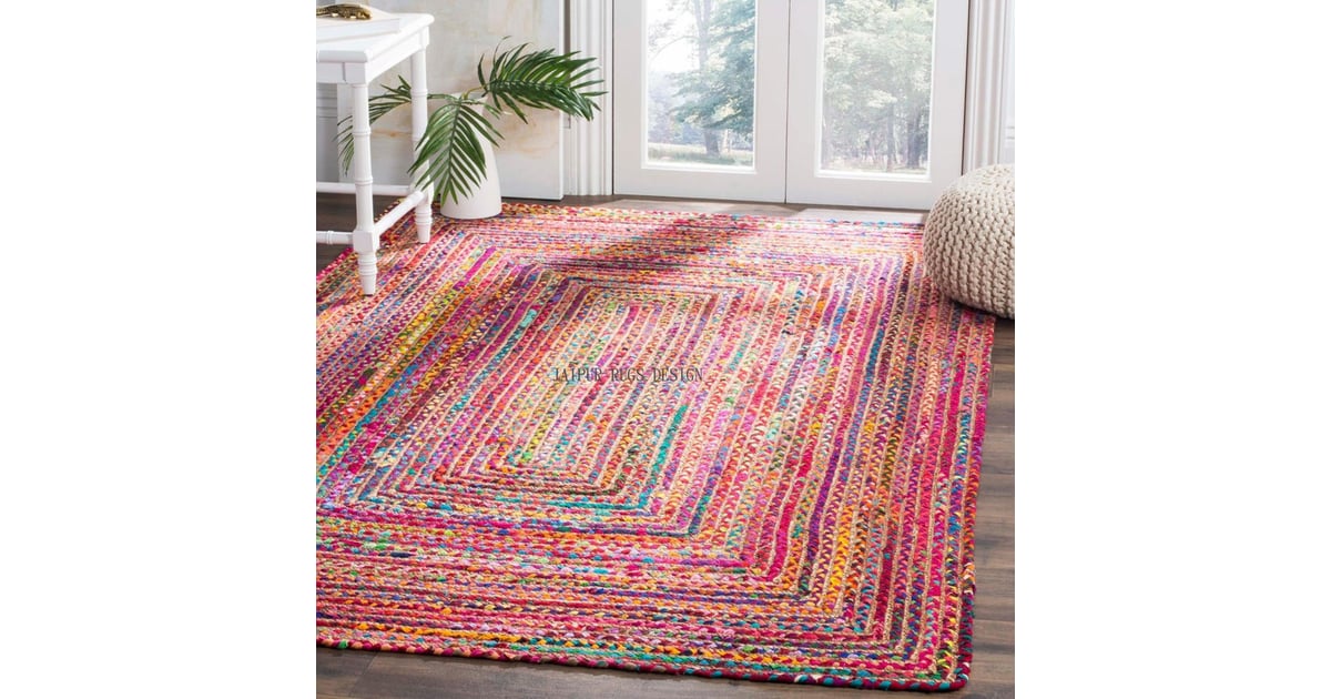 4X6 Colorful Area Rug Best Home Decor From Etsy 2021 POPSUGAR Home Photo 6