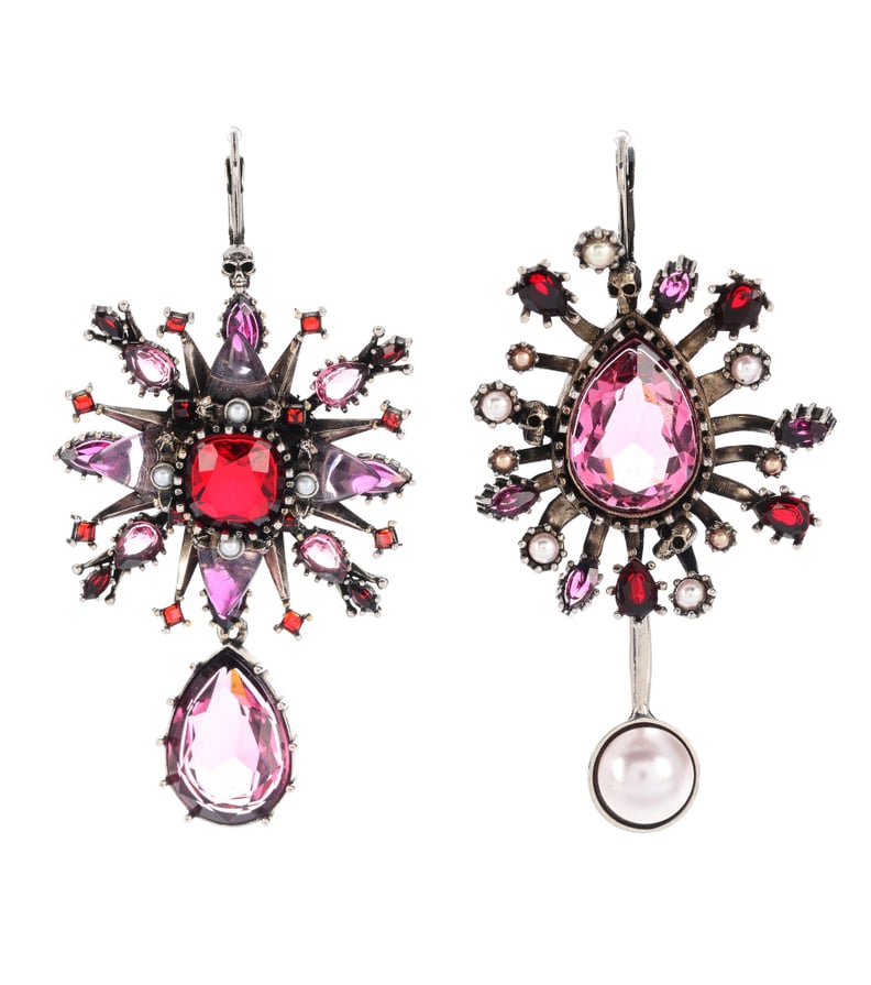 Alexander McQueen Crystal-Embellished Earrings