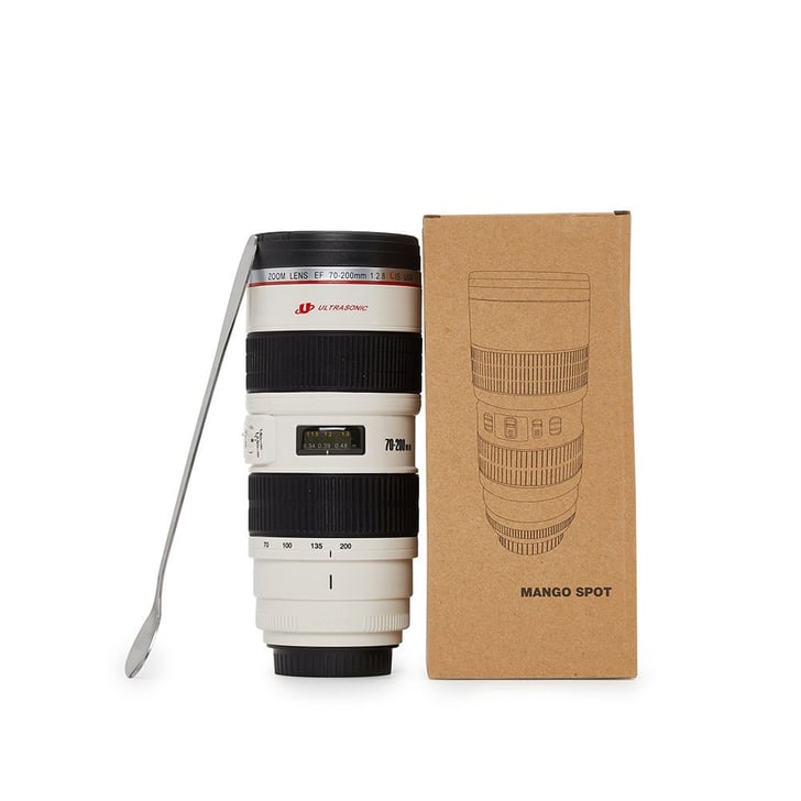 Camera Lens Mug Cheap Christmas Gifts For Men POPSUGAR Smart Living