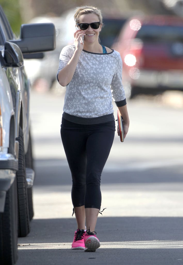 Reese Witherspoon caught some fresh air in LA on Thursday.