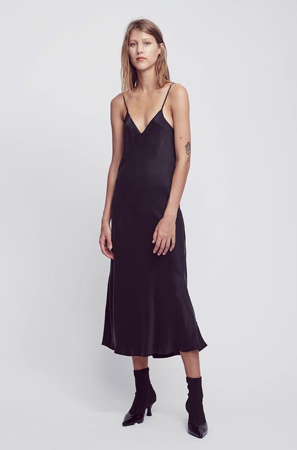 Silk Laundry 90s Silk Slip Dress What to Wear in Paris POPSUGAR