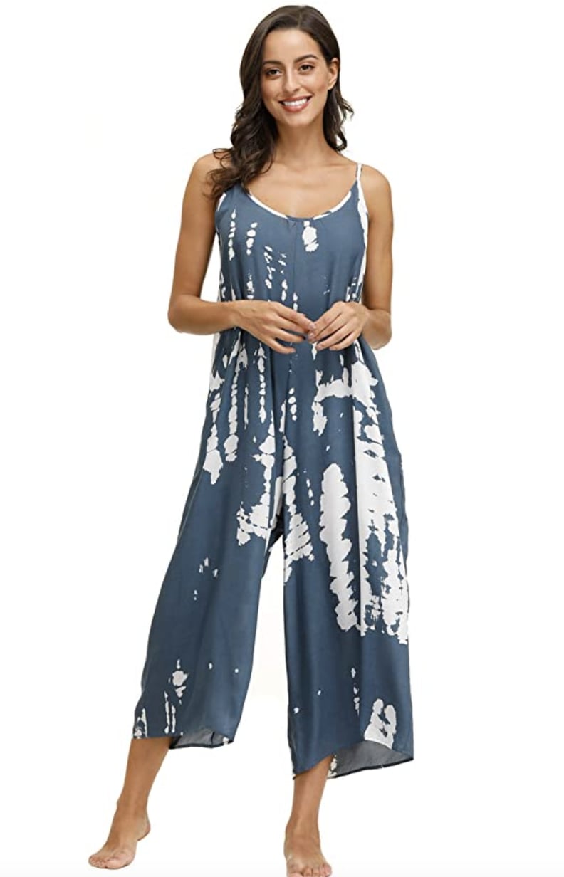 For a Warm Beach Day: Wexcen Printed Jumpsuit