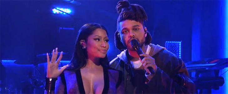 The Weeknd and Nicki Minaj Sing "The Hills" on SNL