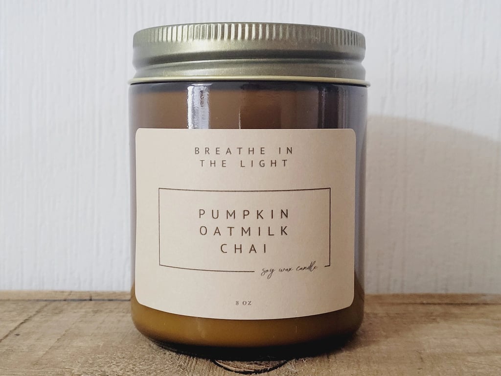 To Your Favourite Fall Beverage: Pumpkin Oatmilk Chai Candle