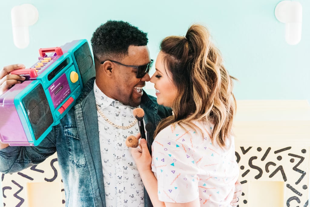 Retro '80s and '90s Engagement Shoot
