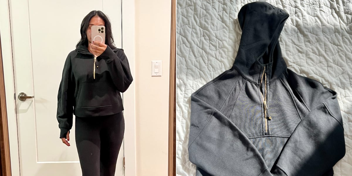 Lululemon Scuba Oversized Half Zip Hoodie Review POPSUGAR Fitness