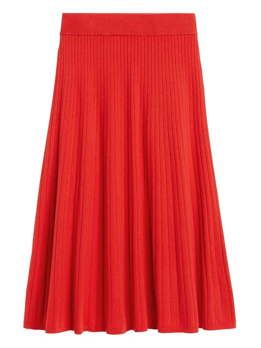 Ribbed-Knit Midi Skirt | What to Buy With a Banana Republic Gift Card ...