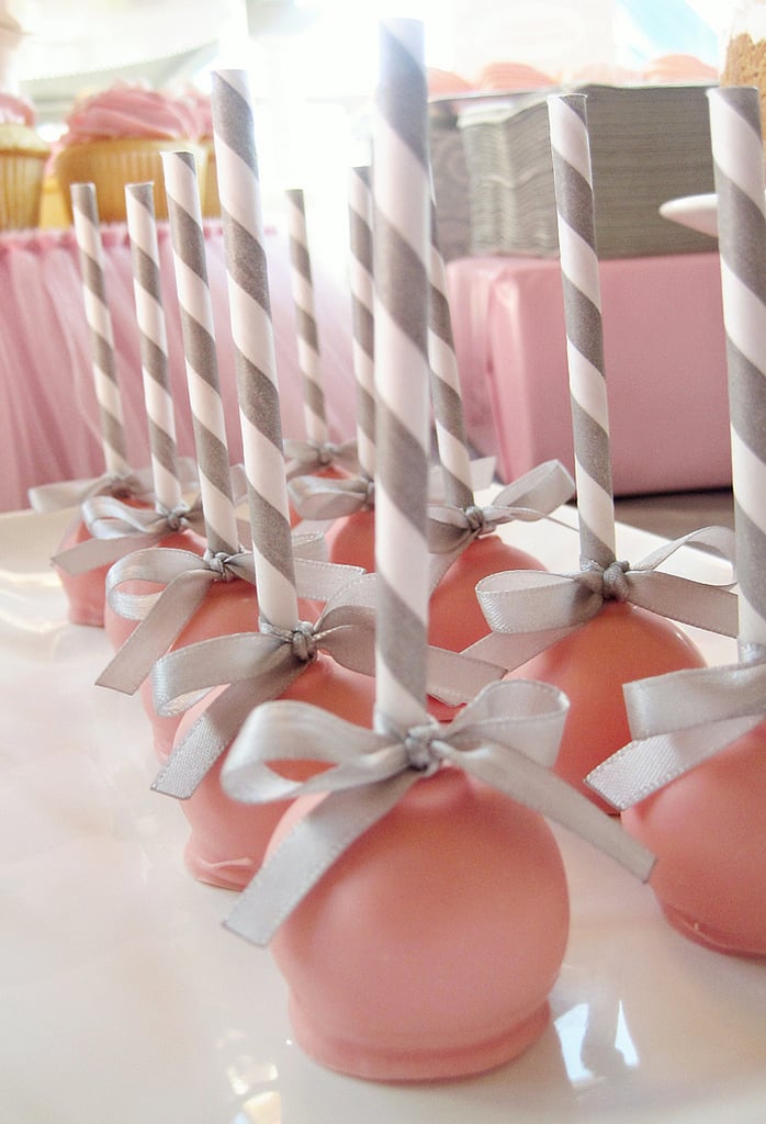 Striped Straw Cake Pop Sticks