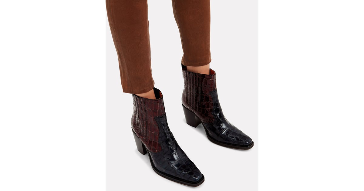 Ganni Callie Two-Tone Boots | When We Sing "These Boots Are Made For Walking," Think of Kendall Jenner's Shoes | POPSUGAR Fashion Photo 9