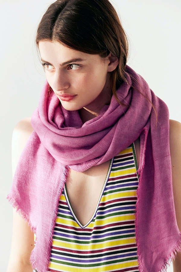 Urban Outfitters Soft Acid Wash Blanket Scarf