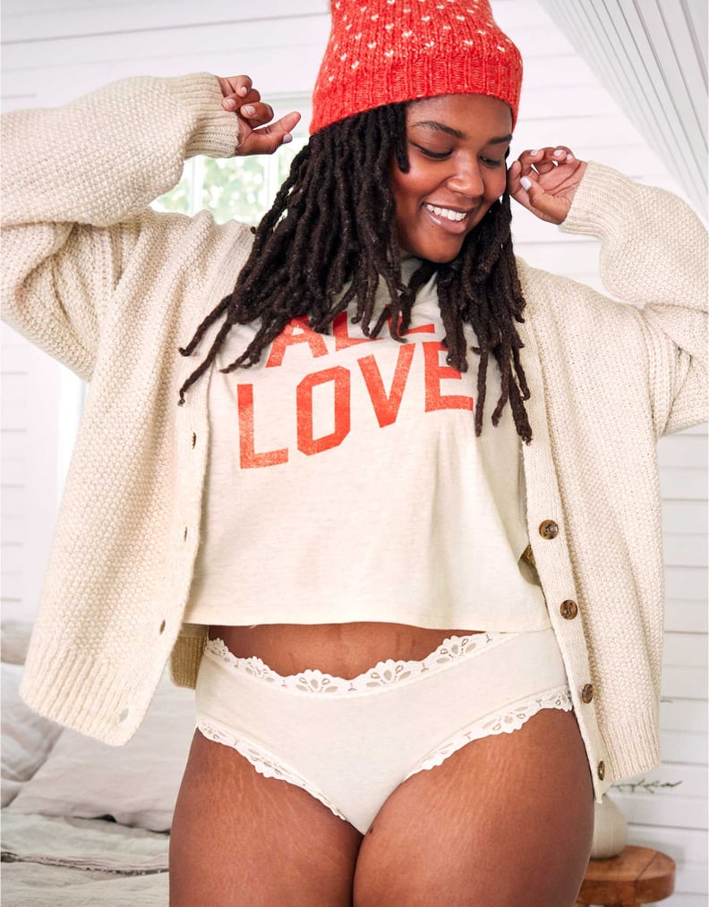 Something Textured: Aerie Groove-On Velour High Waisted Flare Pant, The  Holidays Came Early! Aerie Dropped Festive Loungewear, and We Love These 35  Pieces
