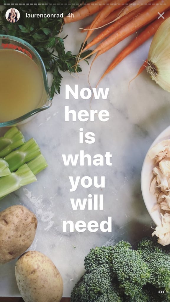 Lauren Conrad Chicken Pot Pie Recipe on Instagram