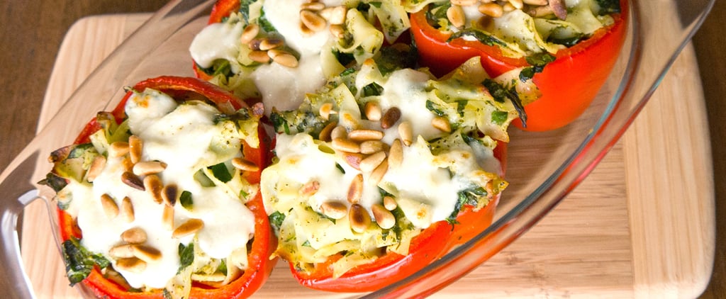 Pasta-Stuffed Red Peppers