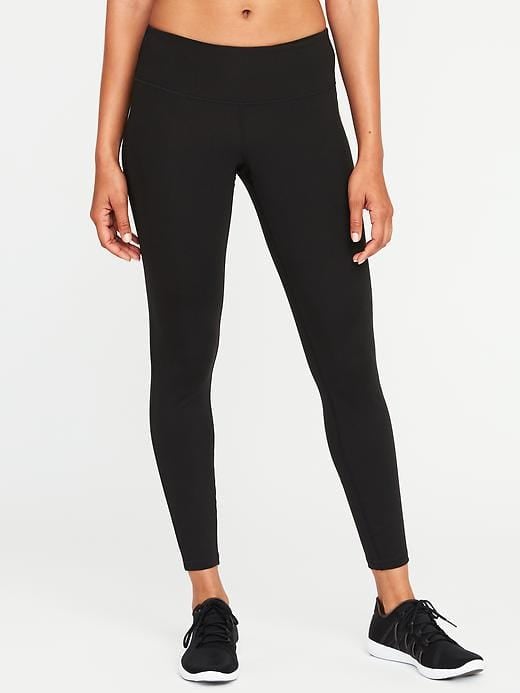 Mid Rise Elevate Compression 7 8 Length Leggings These Are The Best Old Navy Leggings For Yoga Running And