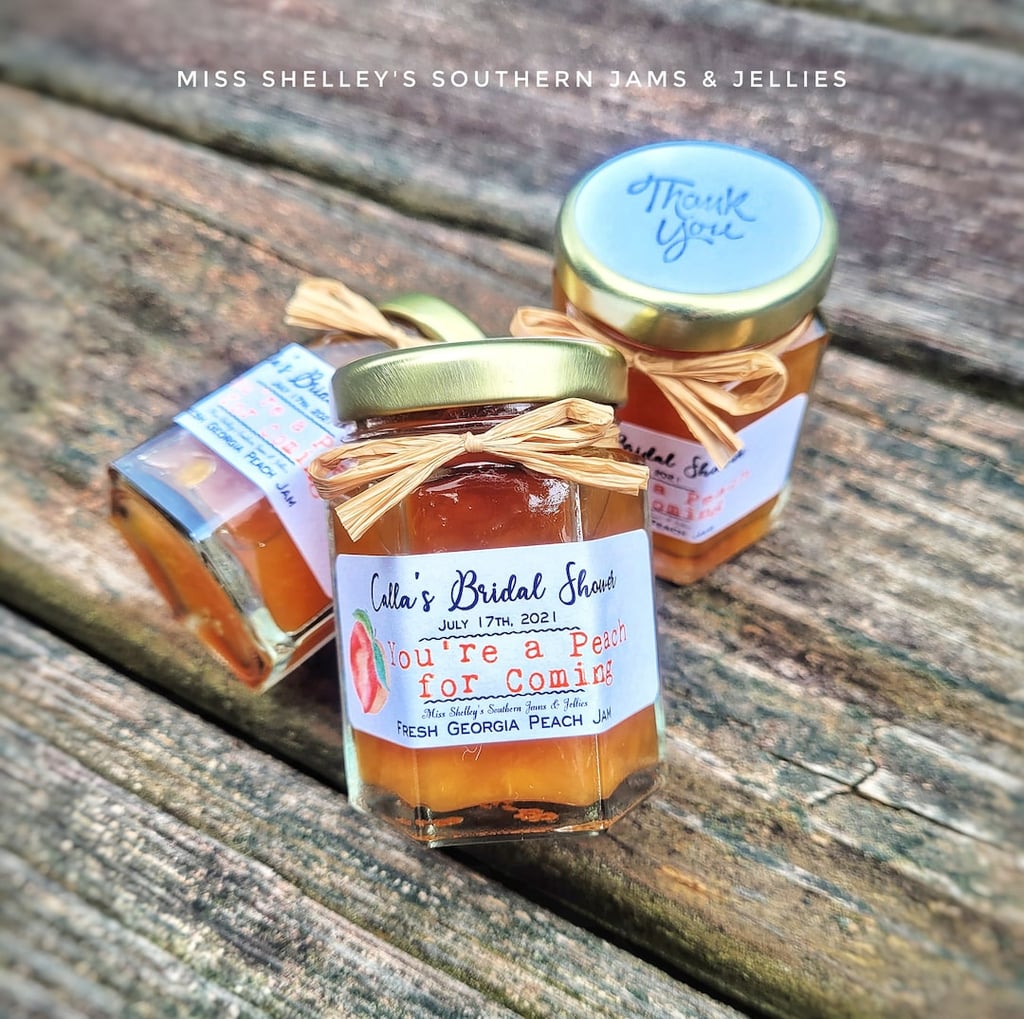 Personalized Mini Jam Jar Favors
