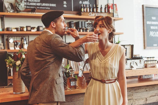 The Party
Photo by Rita Steenssens of Studio 1079 via Green Wedding Shoes