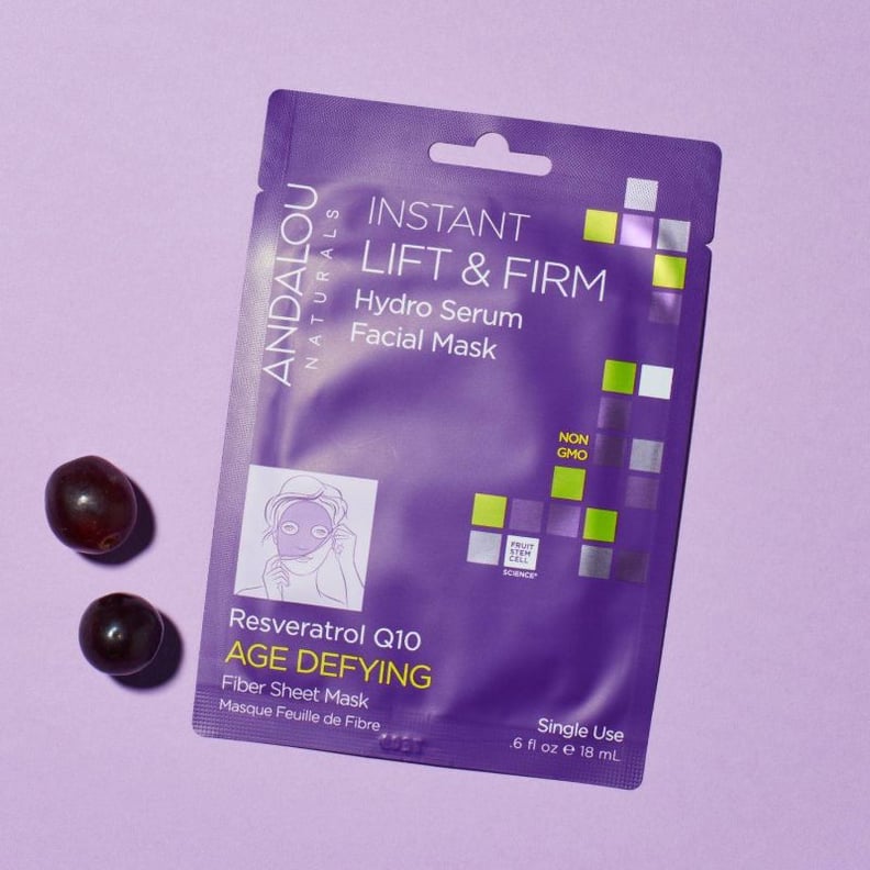 For Firming and Plumping: Andalou Naturals Age Defying Lift & Firm Hydro Serum Facial Mask