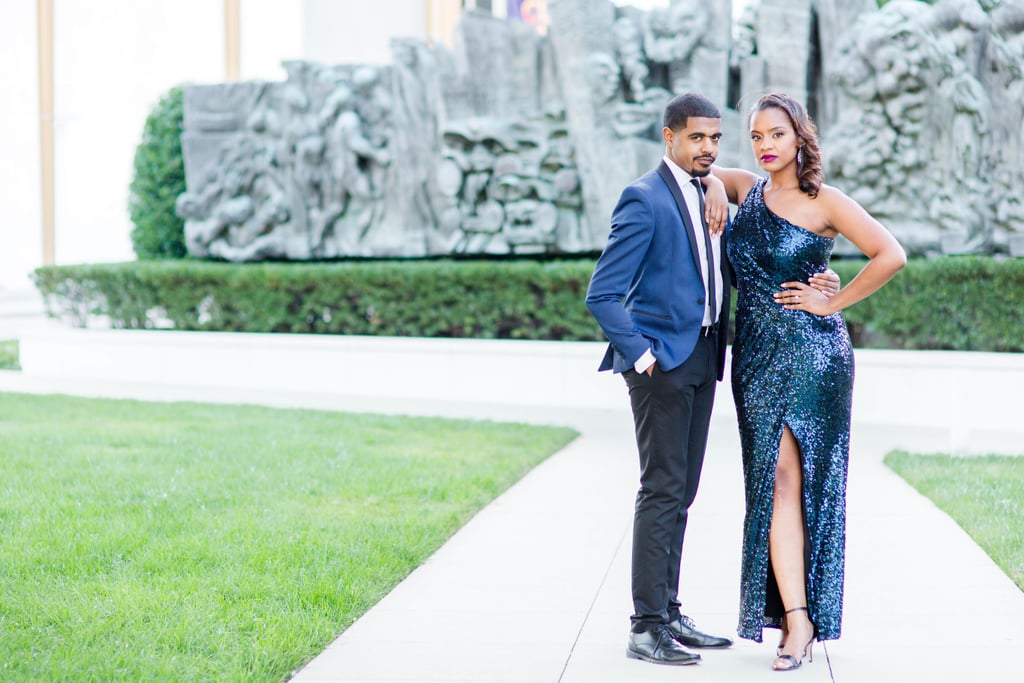 Glam Red Carpet Engagement Ideas