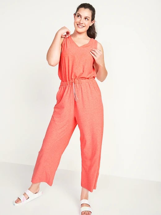 Old Navy Breathe ON V-Neck Wide-Leg Jumpsuit