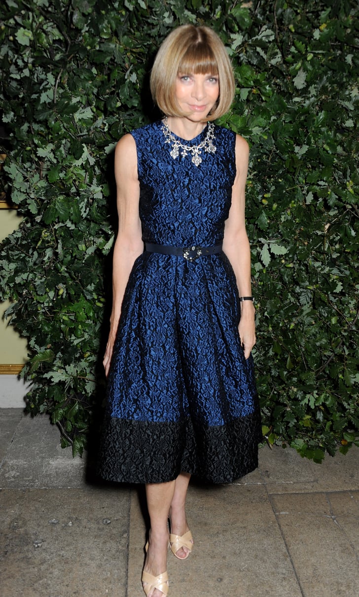 Anna Wintour celebrated The Global Fund's Green Carpet Challenge in a ...