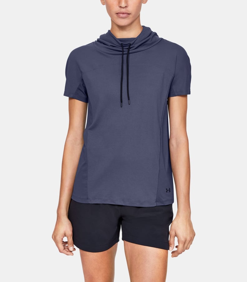 UA Iso-Chill Cowl Neck Short Sleeve Top