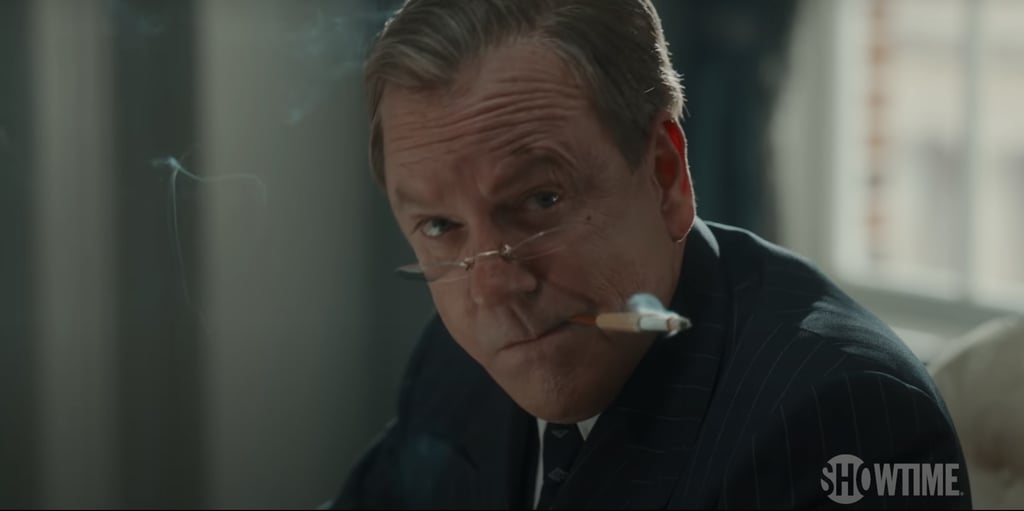 Kiefer Sutherland as Franklin D. Roosevelt in "The First Lady"
