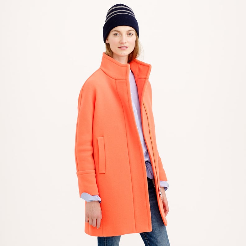 J.Crew Stadium-Cloth Cocoon Coat