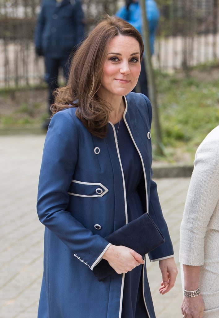 Kate Middleton's Blue Jenny Packham Coat | POPSUGAR Fashion UK