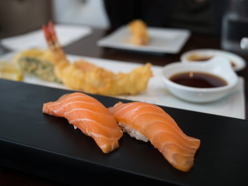 The sushi is the best, and everyone eats it constantly.