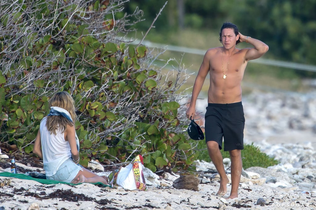 Heidi Klum and Vito Schnabel Show PDA in St. Barts Pictures