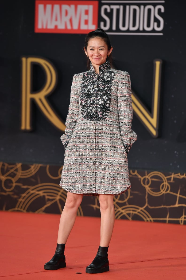 Chloé Zhao at the Eternals Premiere, Rome Film Festival