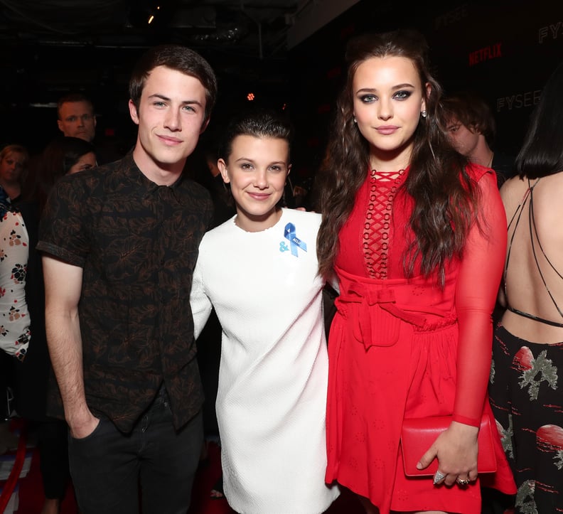 Dylan Minnette, Millie Bobby Brown, and Katherine Langford