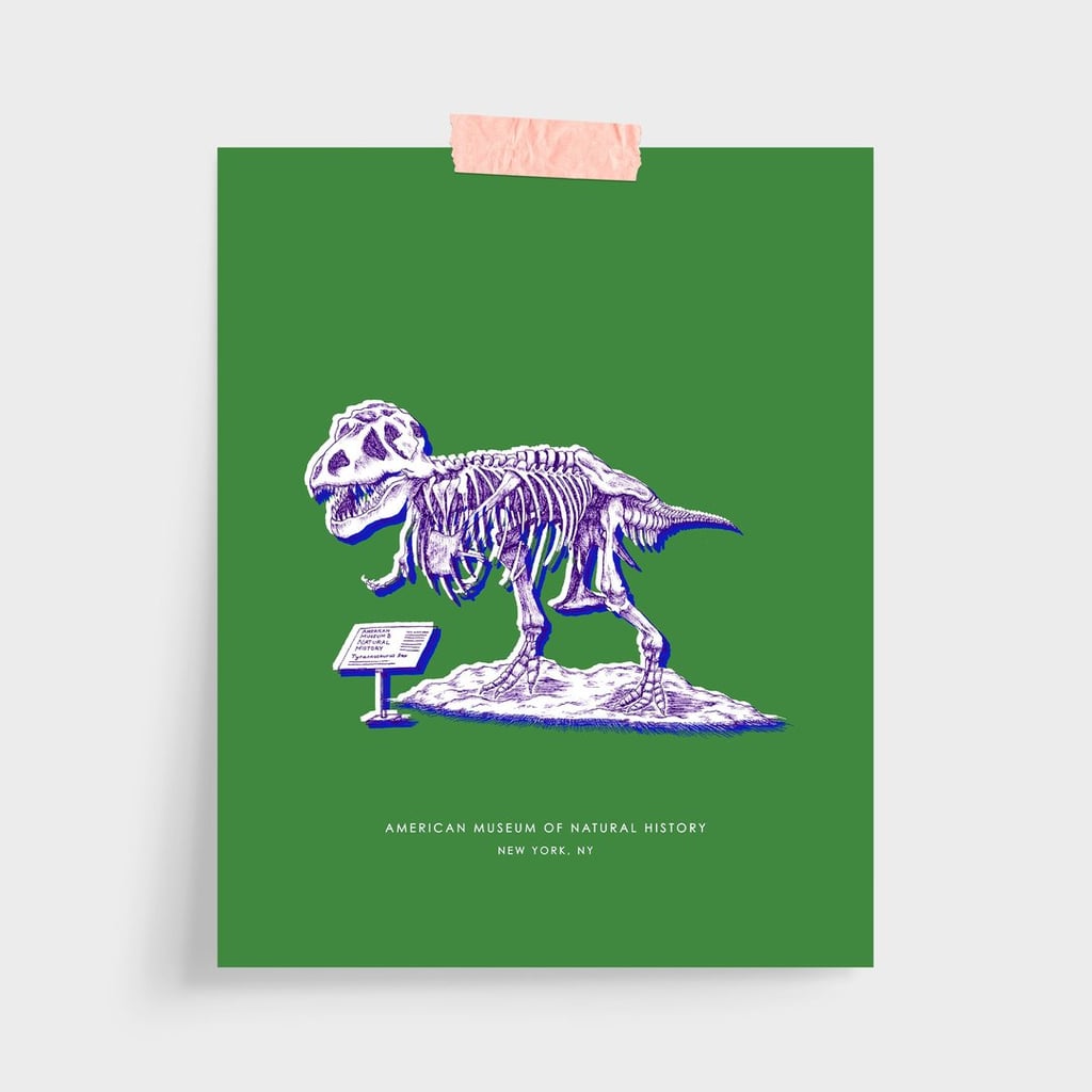 Katie Kime New York Dinosaur Print
