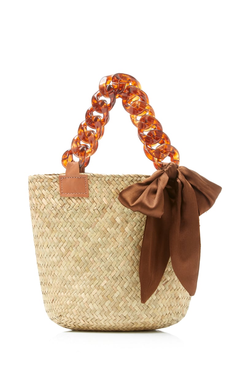 Donni Mini Sugar Woven Straw Tote