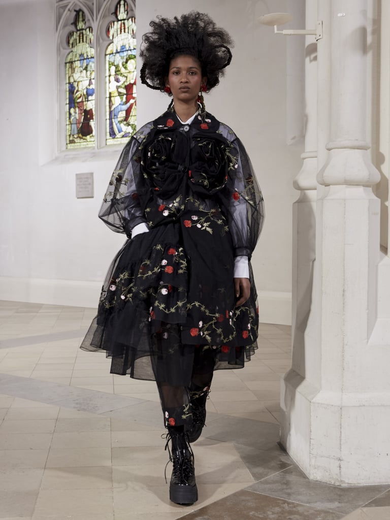 Simone Rocha Autumn 2021 Features Patchwork and Regencycore